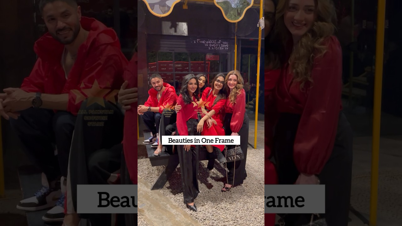 #MominaIqbal #manshapasha #TubaAnwar spotted at #AsimAzhar first album launching &lsquo;Bematlab&rsquo; Event!