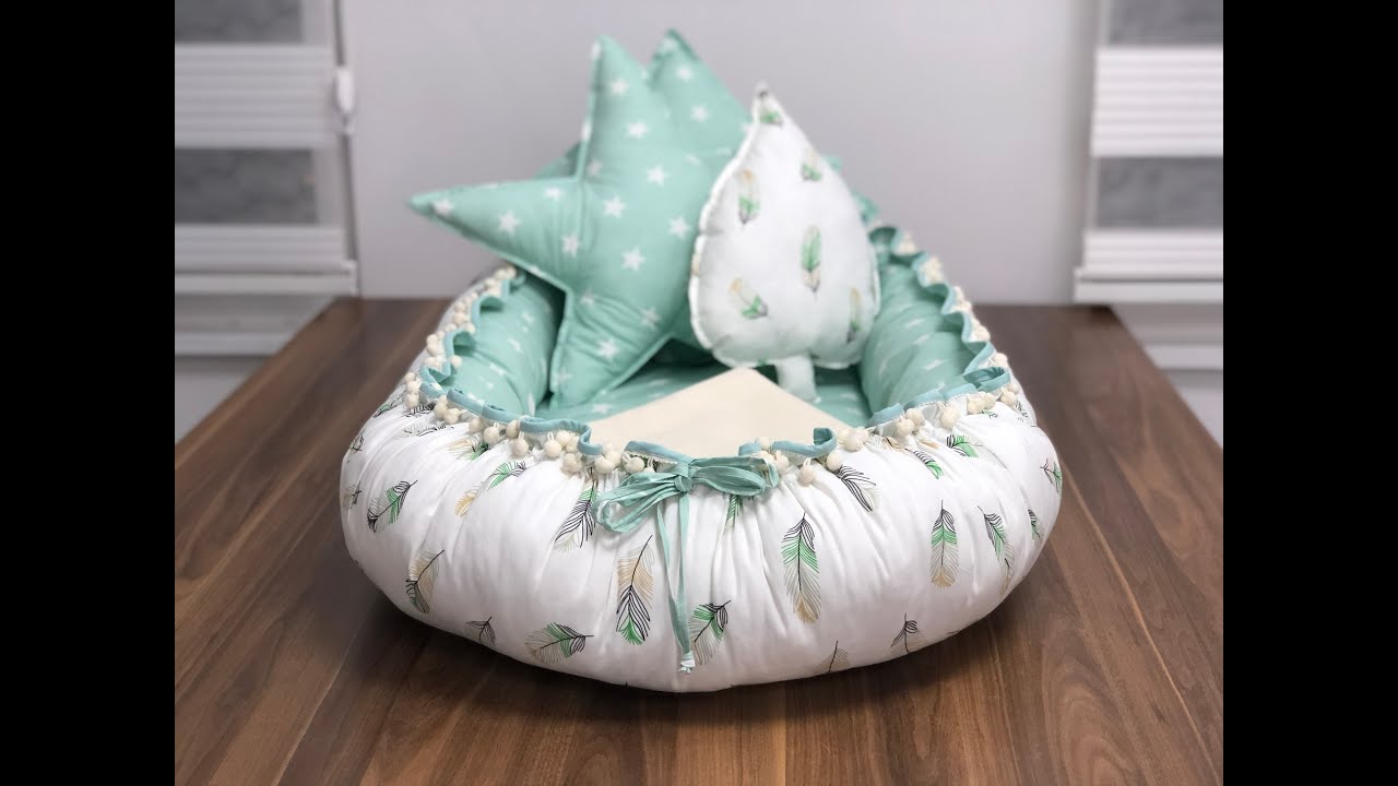 Making a Baby Nest Oval Sleep Bed 🤡