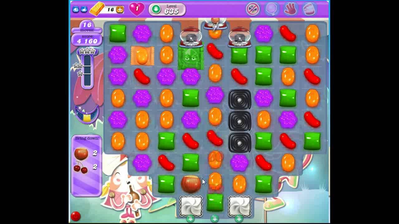 Candy Crush Saga DREAMWORLD level 635 No Boosters