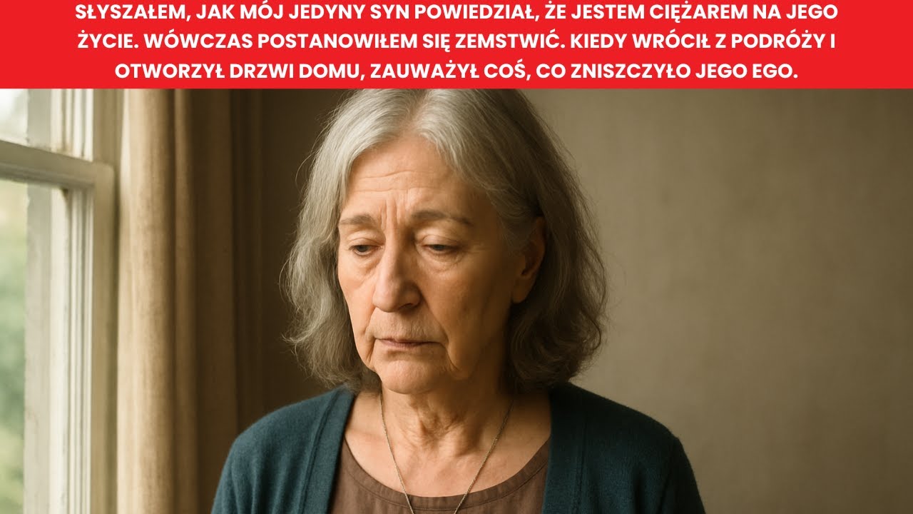 Usłyszałem, jak mój syn nazwał mnie „ciężarem”, więc sprzedałem dom, który uważał za swój