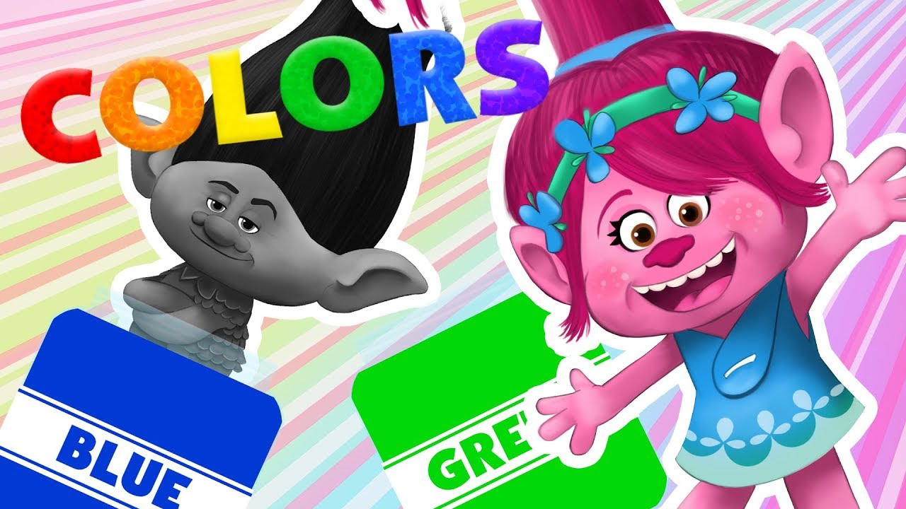 Learn Colors With Trolls! | Educational | Pocket Preschool