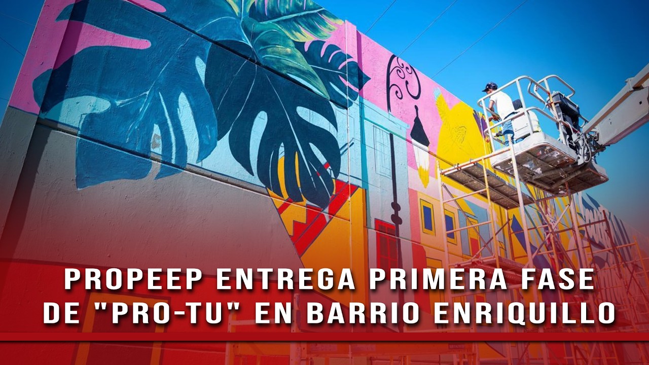 Propeep entrega primera fase del plan piloto de Transformación Urbana en Barrio Enriquillo, SDO
