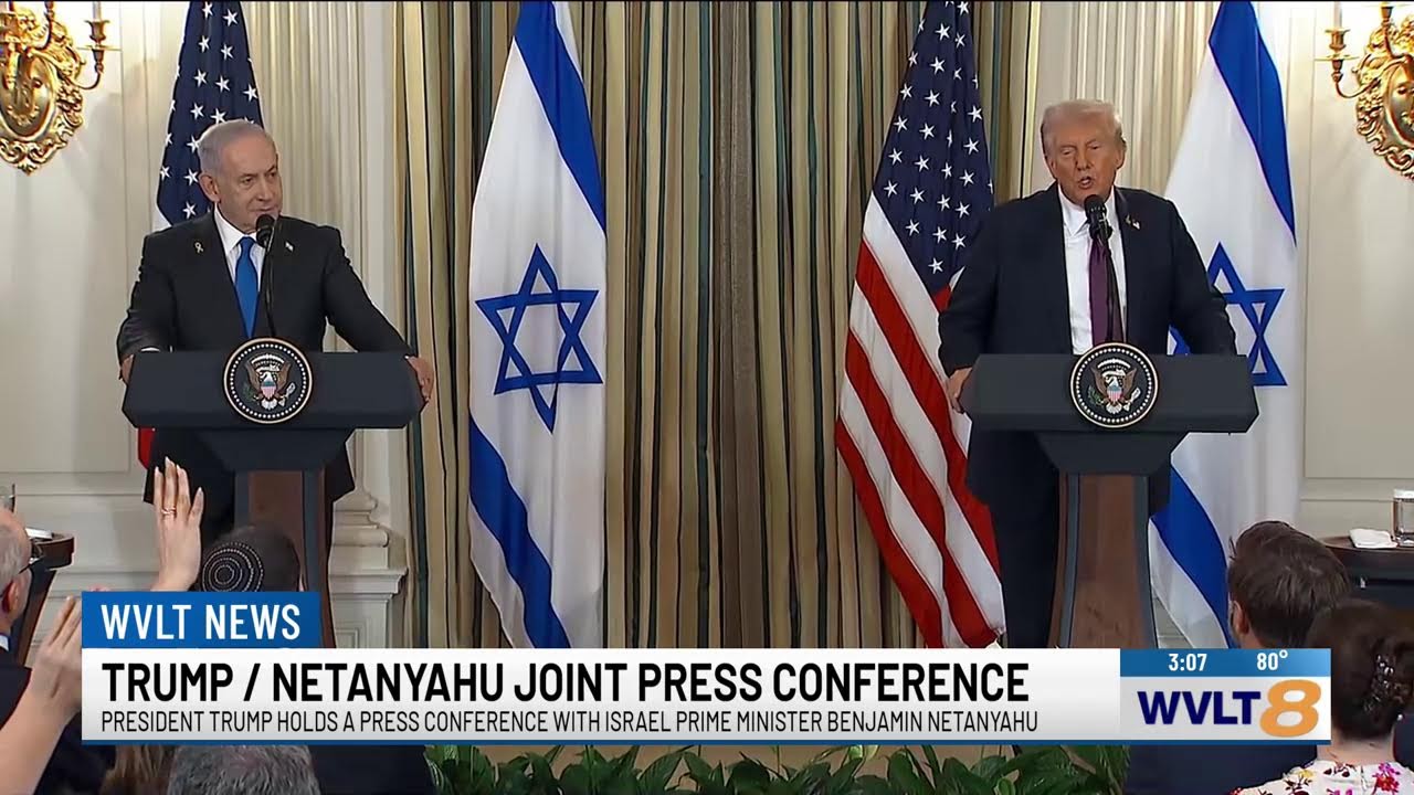 President Trump holds a press conference with Israel Prime Minister Benjamin Netanyahu