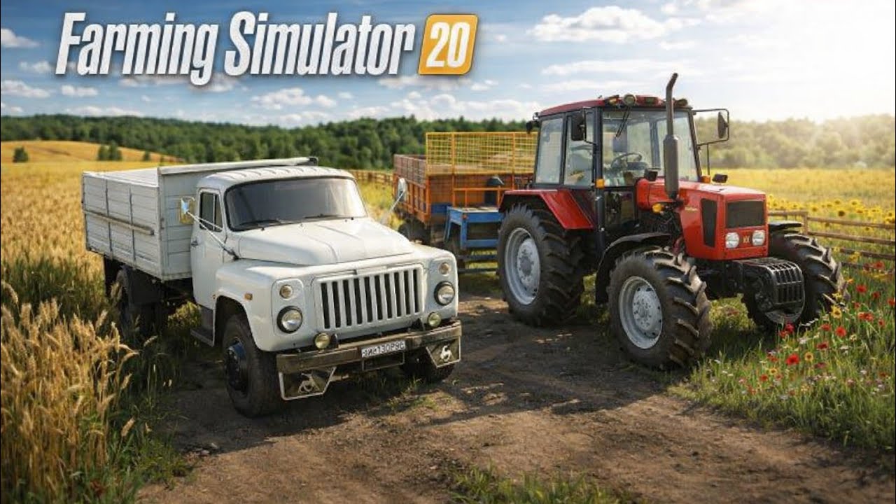Farming simulator 20 СССР техника просто Советская