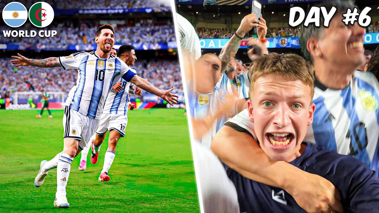THE MOMENT MESSI SCORES HATTRICK in WORLD CUP OPENER
