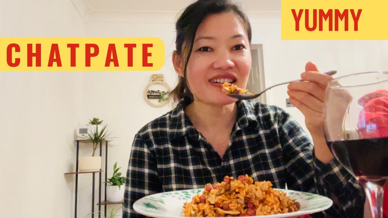 Приготовление и употребление вкусного и острого чатпате