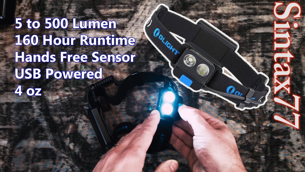 Olight H16 Wave Review - Headlamp for Backpacking (5 to 500 lumens)