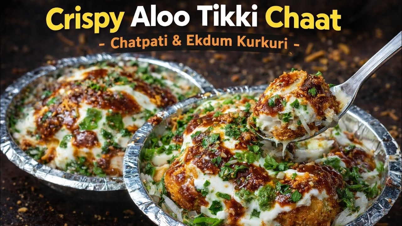 Crispy Aloo Tikki Recipe | Street Style Chatpati Aloo Tikki at Home | Malhotra's Kitchen 