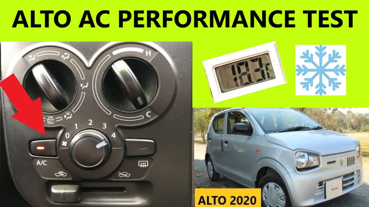 Suzuki Alto 2021 | AC Cooling | Alto AC performance Test