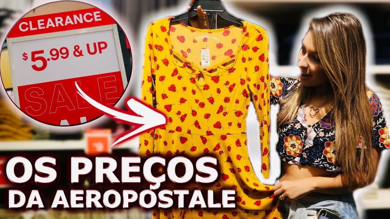 OS PREÇOS INCRÍVEIS DA AEROPOSTALE NO OUTLET DE ORLANDO