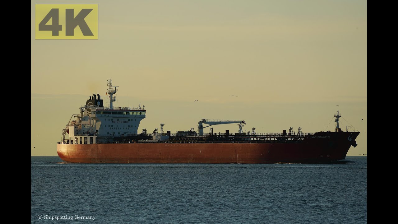 STI ROTHERHITHE - Shipspotting Germany 🇩🇪 IMO 9706475 - River Elbe near City Otterndorf - 4K VIDEO