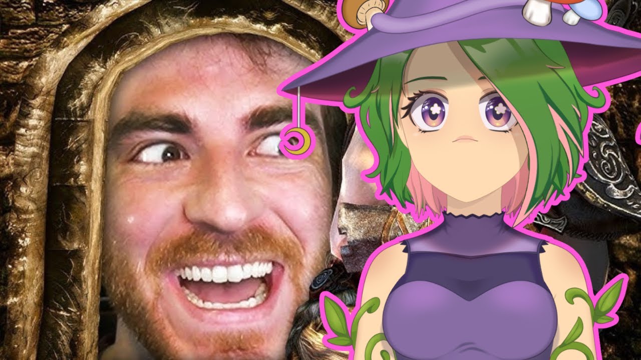 Don't let DougDoug look at YOU! Reacts to Skyrim, but if I look at ANY character I have to kill them