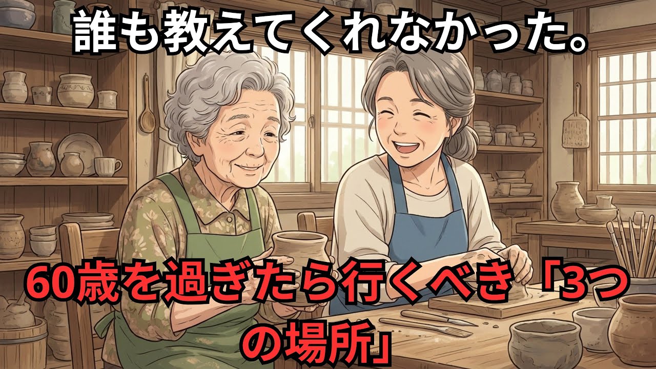 誰も教えてくれなかった。60歳を過ぎたら行くべき「3つの場所」