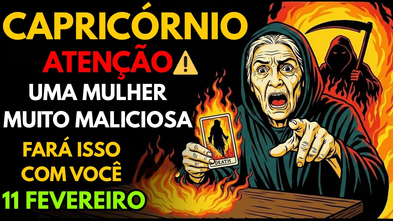 Capricórnio♑ 11 FEVEREIRO 2026 🔮 CUIDADO⚠️UMA MULHER MUITO MALVADA FARÁ ISSO COM VOCÊ😱 #tarot