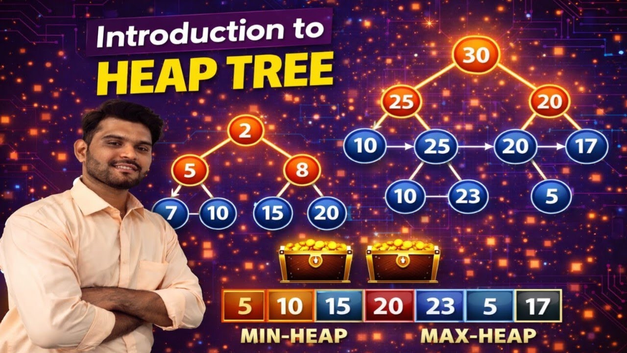 Introduction To Heap Tree With Example | Max Heap | Min Heap | Data Structures | Algorithms | Mush