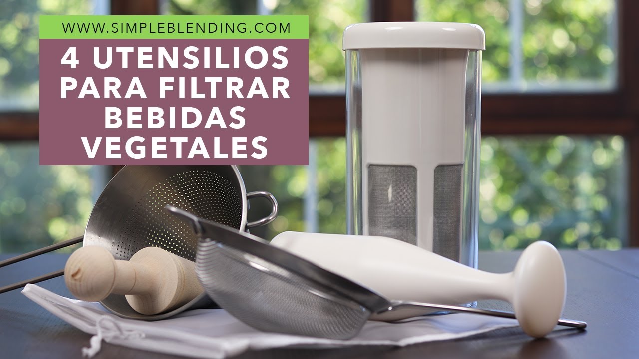 4 FORMAS DE FILTRAR LA LECHE VEGETAL CASERA | Utensilios para eliminar la pulpa en casa