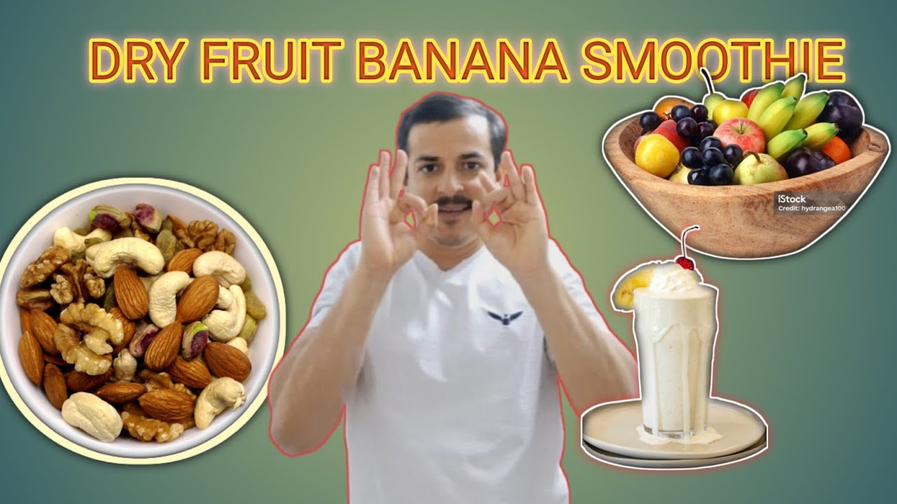 Dry Fruit Banana Smoothie