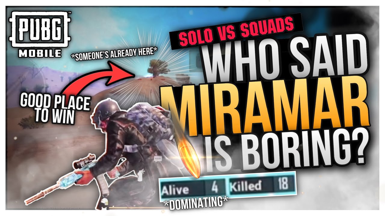 KING of MIRAMAR | Destoying Hightier Squads! - PUBG MOBILE