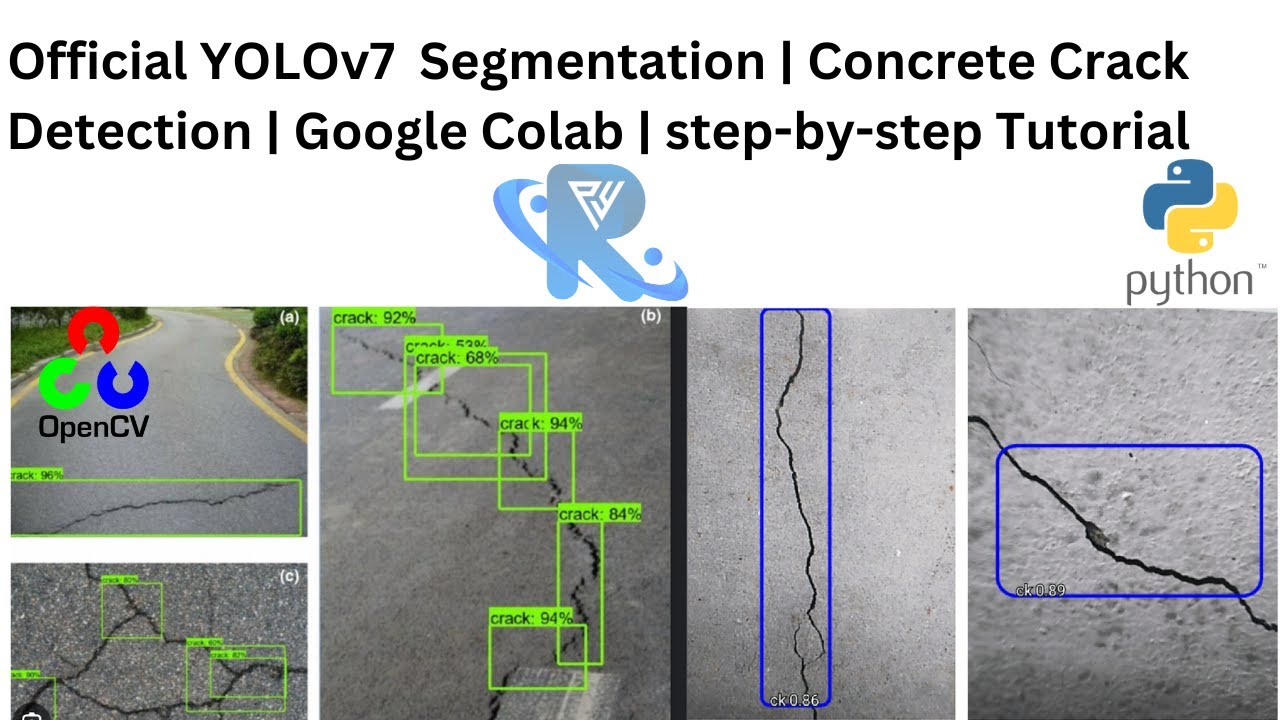 Official YOLOv7 Segmentation | Concrete Crack Detection | Google Colab | step-by-step Tutorial