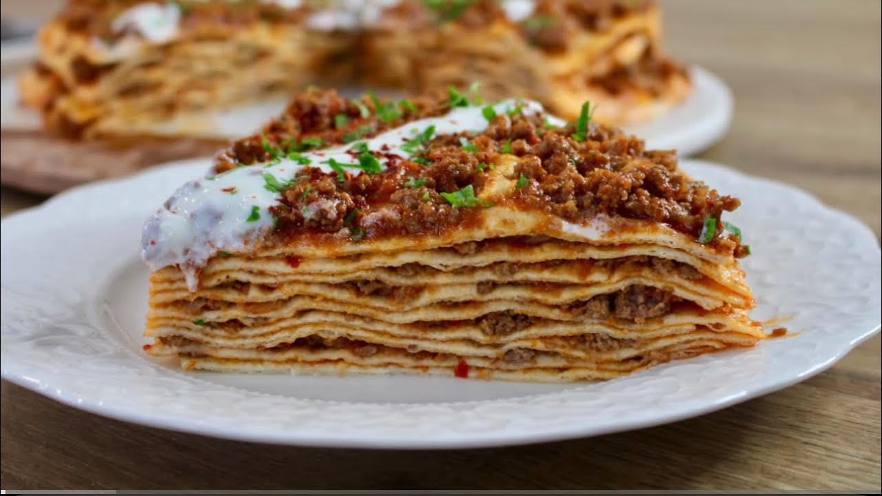 INCROYABLE LASAGNE SANS PATE SANS FOUR EN 20 MINUTES ⏱👩🏻‍🍳 Recette express