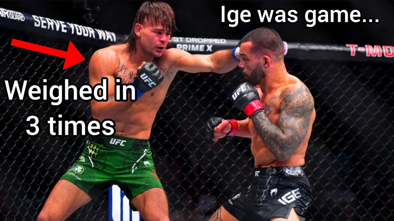 Diego Lopes vs Dan Ige was a GREAT Fight (that wasn't supposed to happen)