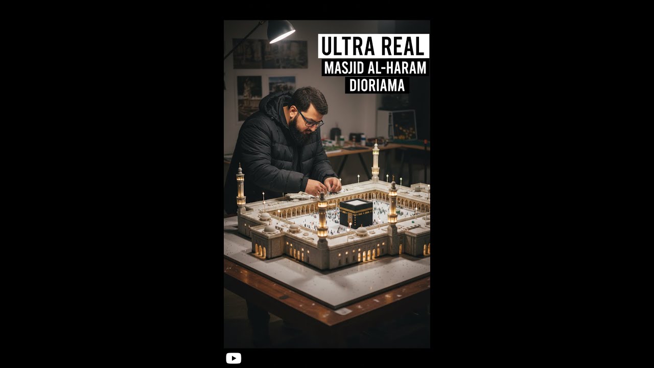 Masjid al-Haram 3D Model | Stunning Kaaba Visualization & Islamic Architecture in Mecca