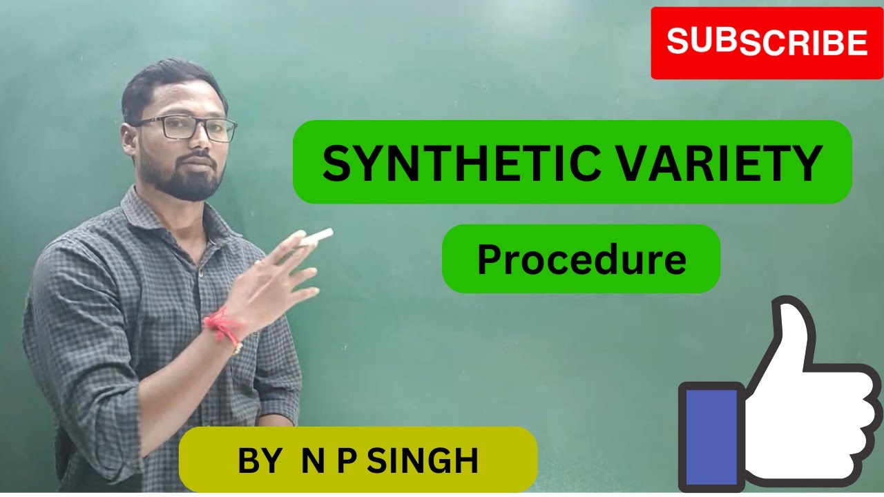 Synthetic variety #SYNTHETICVARIETY #icarnet #agriculture #agriculture_government_job #plantbreeding
