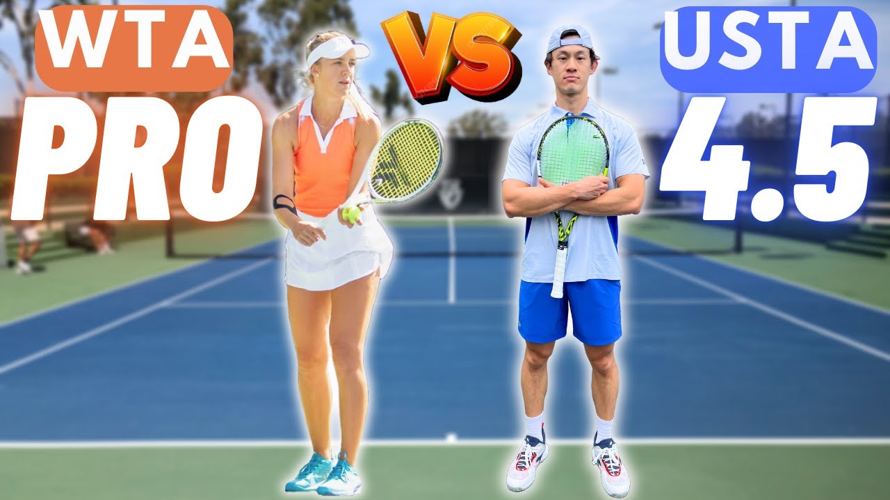 Может ли любитель выиграть гейм у профессионала WTA? @tenniswithema