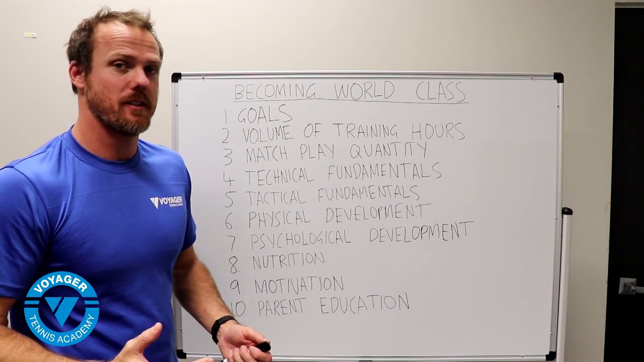 10 key elements to becoming a world-class tennis player