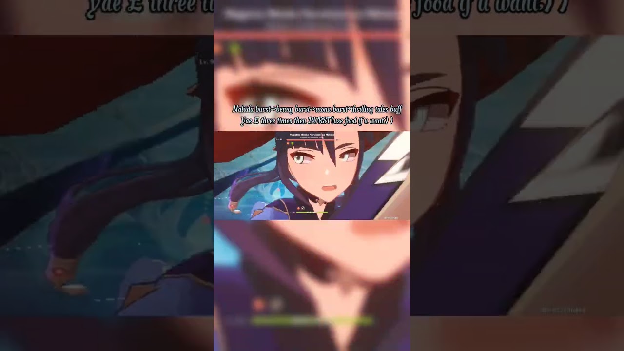 How to nuke with Yae Miko #yaemiko #genshinimpact