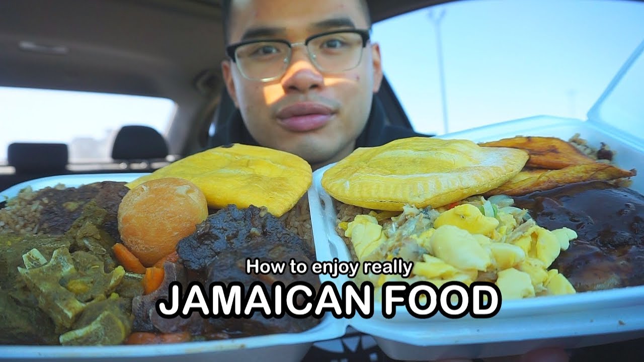How to really enjoy JAMAICAN FOOD *MUKBANG