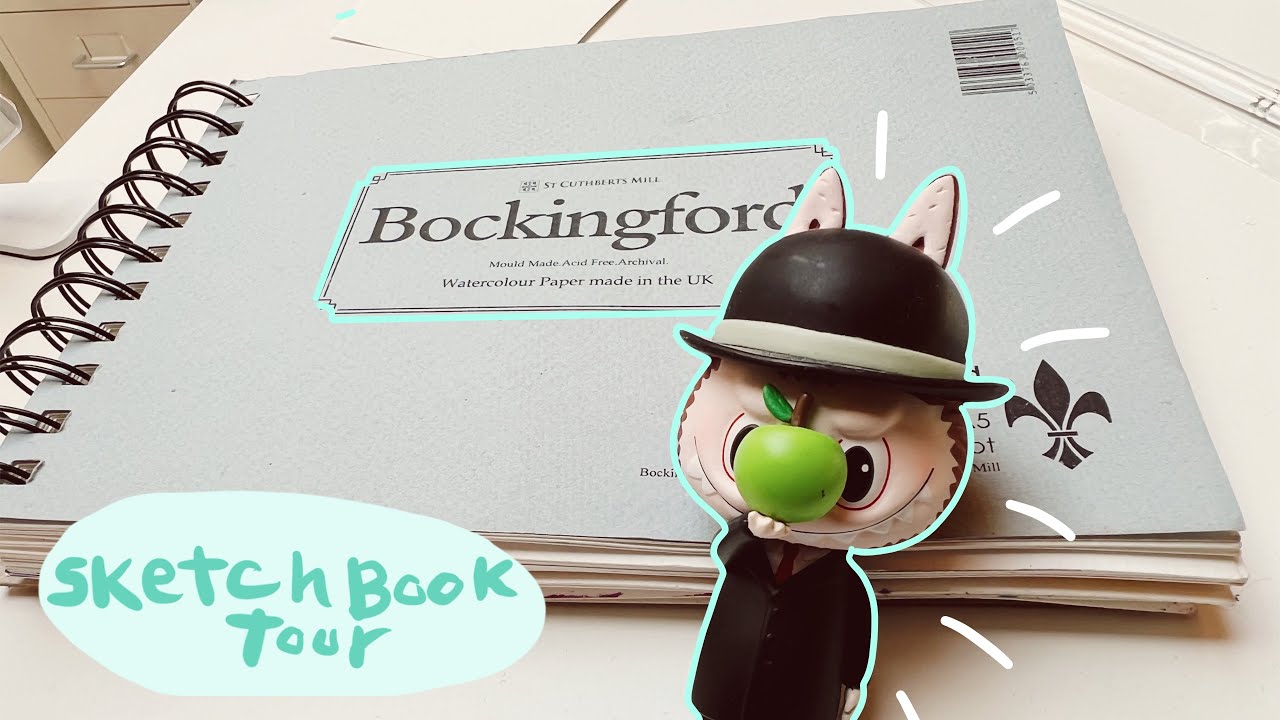 Sketchbook Tour featuring Bockingford watercolour Cold Press 300 gsm paper
