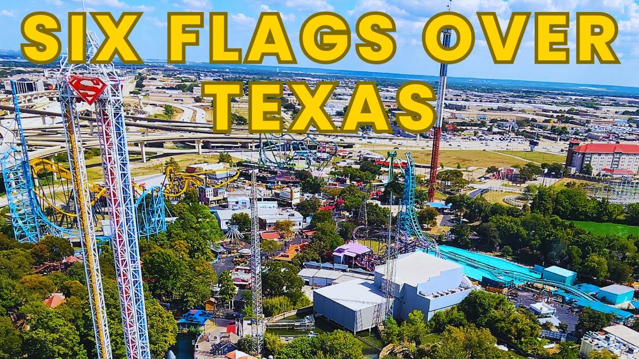 Exploring the REAL Six Flags Over Texas Experience In Arlington Full Tour