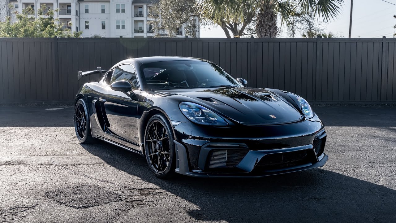 2024 Porsche 718 Cayman GT4 RS | Black w/ Weissach Package #walkaround