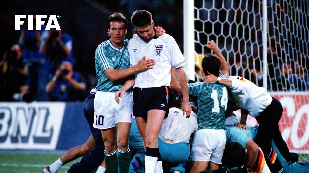 1-Minute Match: England vs W Germany | 1990 FIFA World Cup Semi-Final