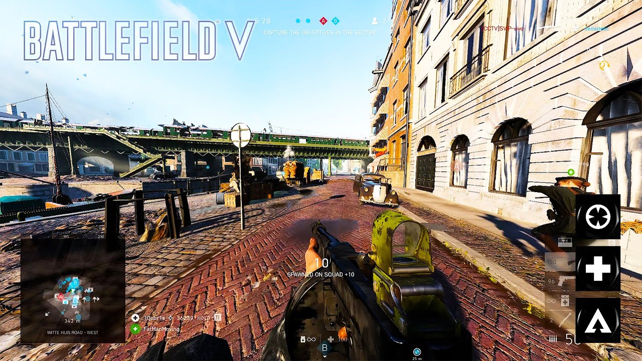 Battlefield 5: Attacking Rotterdam Gameplay (No Commentary)