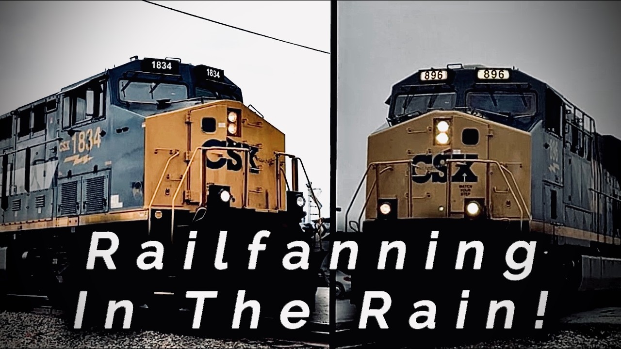Railfanning In The Rain! (3/7/2026)