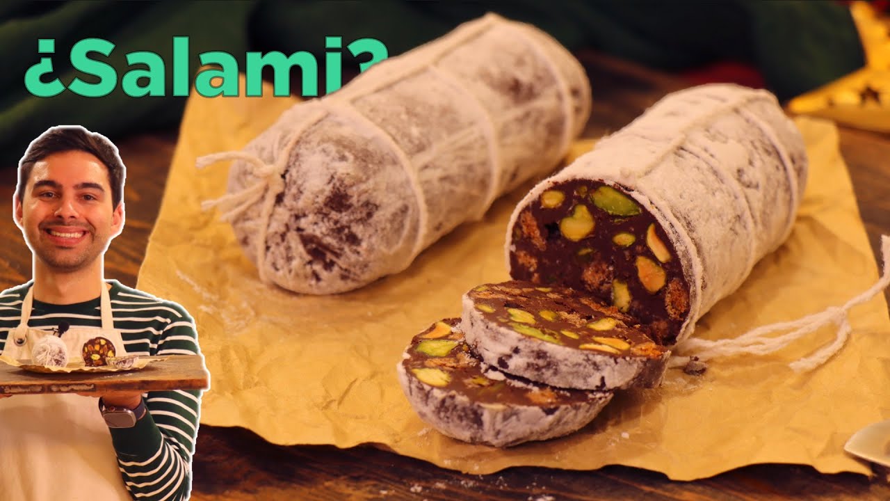 Salami de Chocolate - Receta de Postre Fácil - Sin Horno
