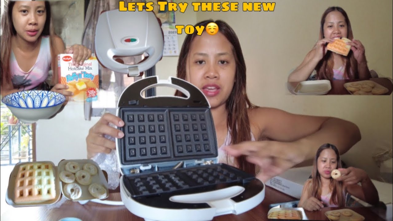 HODEKT Sandwich Maker,Dounut Maker and Waffle Maker 3 in 1 Non Stick || Roselle Cawili Vlogs