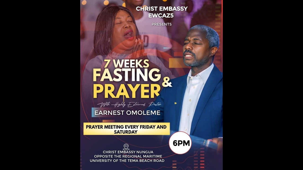 FASTING AND PRAYERS with PASTOR EARNEST   |  14  | 02 | 2026