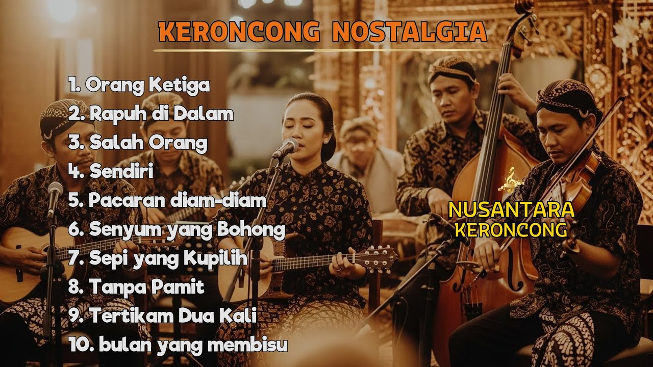 Keroncong Indonesia Klasik Sepanjang Masa | Musik Lawas untuk Relaksasi dan Santai
