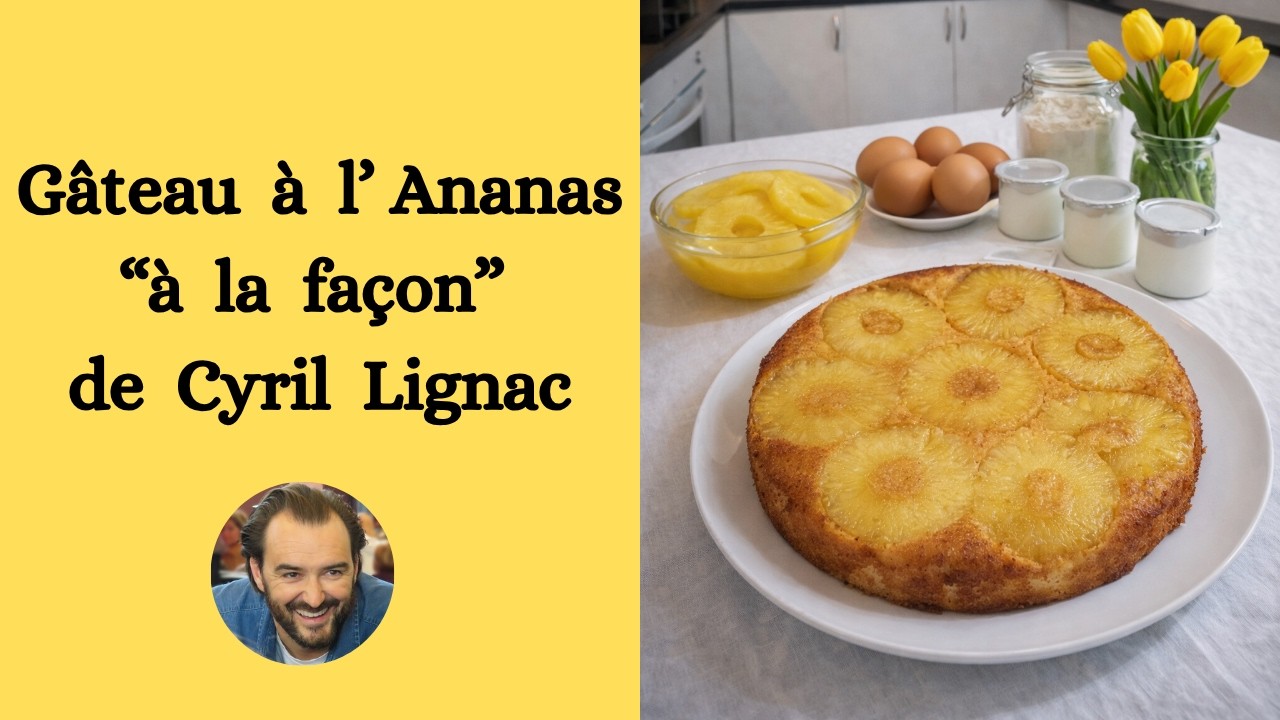 40 - Gateau  renversé à l'ananas 