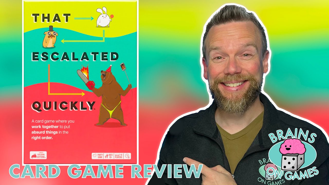 That Escalated Quickly is a ridiculous party game!