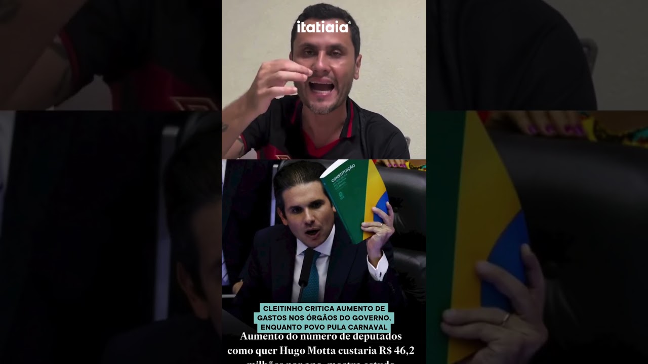 CLEITINHO CRITICA AUMENTO DE GASTOS NOS &Oacute;RG&Atilde;OS DO GOVERNO, ENQUANTO POVO PULA CARNAVAL