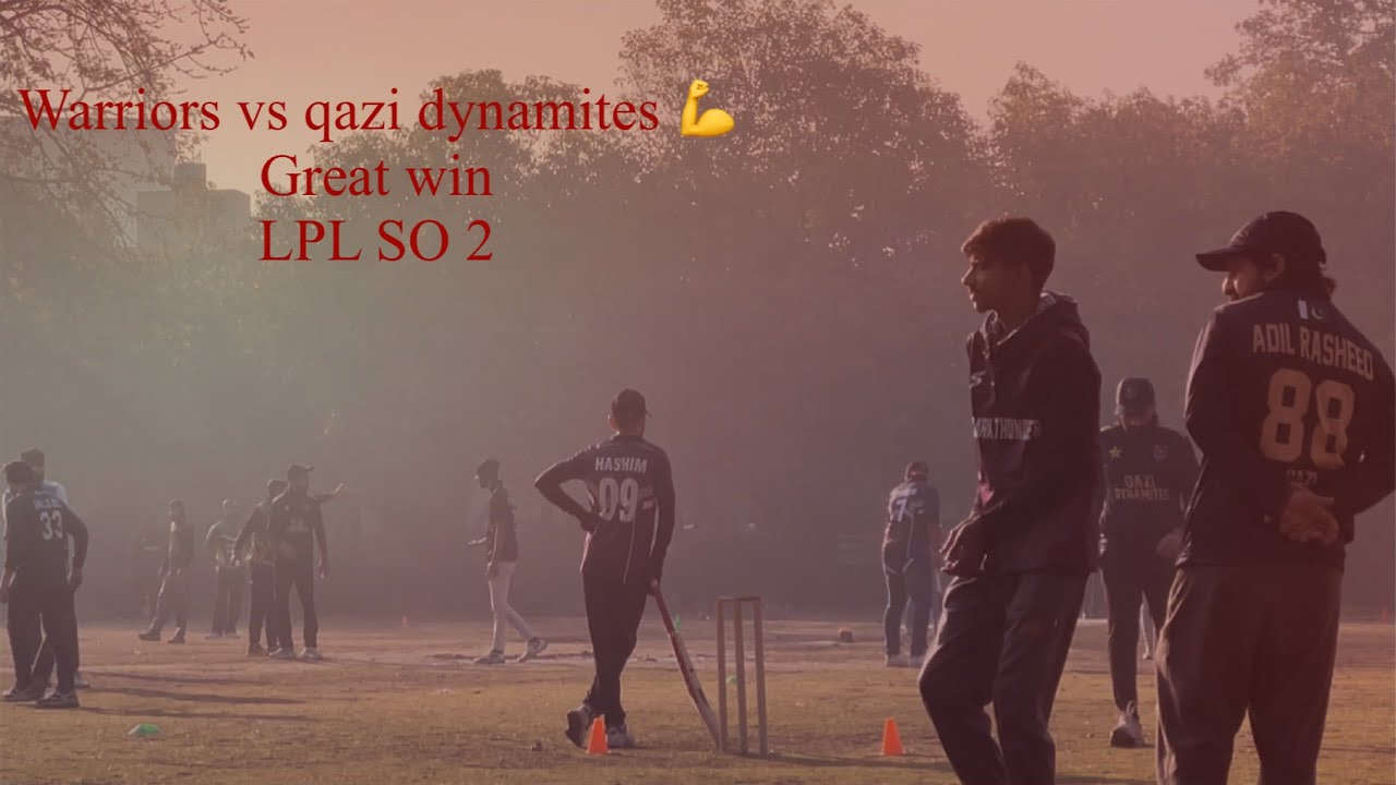 Warriors vs Qazi dynamites great win by warriors 🔥