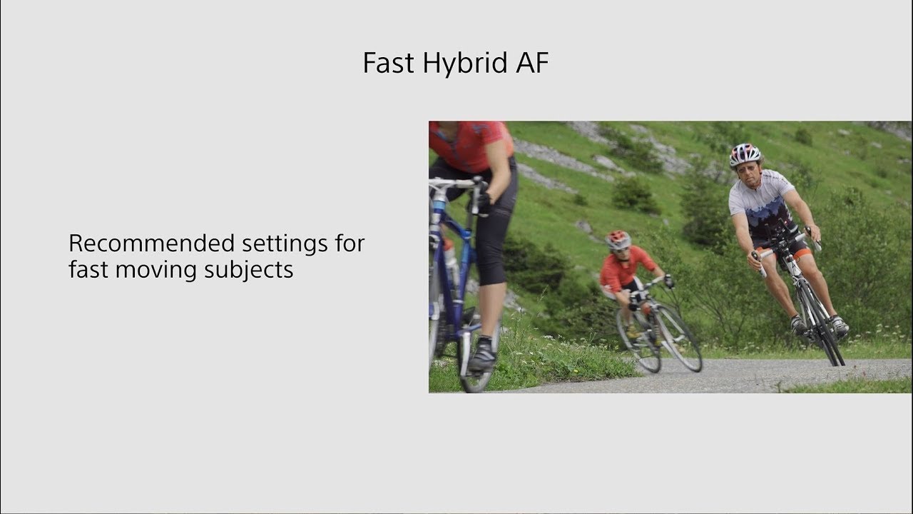 Fast Hybrid AF Tutorial - fast moving subjects - 4K HDR(HLG) | FDR-AX700 | Sony | Handycam&reg;