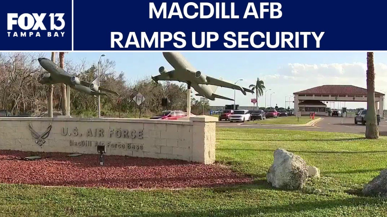 На авиабазе Макдилл усилены меры безопасности спустя день после обнаружения подозрительного пакет...
