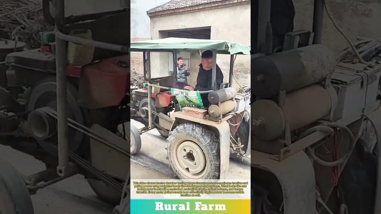 Tractor Pulling Gone Wild Testing Max Traction: Testing Drawbar Power How Farmers Measure Tractor