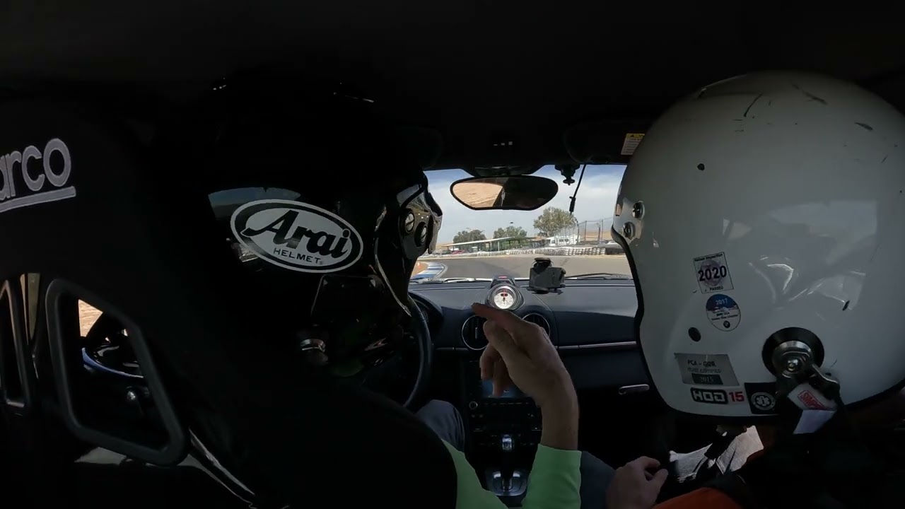 Randy Pobst + TJ + Thunderhill East + Porsche Cayman S