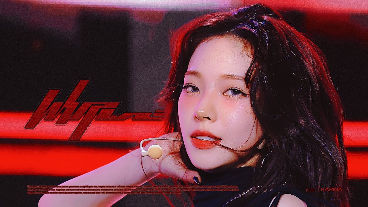 [4K][FANCAM] 241027 aespa KARINA 에스파 카리나 Hyundai N x TOYOTA GAZOO Racing - 'Whiplash' 직캠